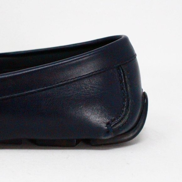SALVATORE FERRAGAMO #40279 Blue Marin Calf Parigi 8 Loafers (US 6 EU 36)